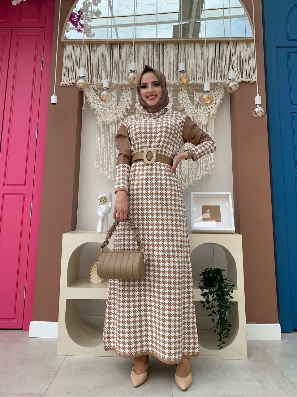 2 Elbise 21133 Elbise Triko Elbise