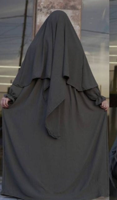 Sandy set for veiled women (black) 1408