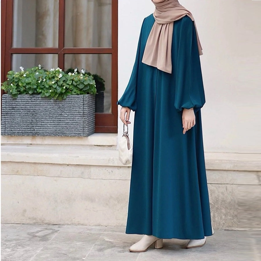 Andy örtülü kadınlar için bol abaya (benzinli) 1378