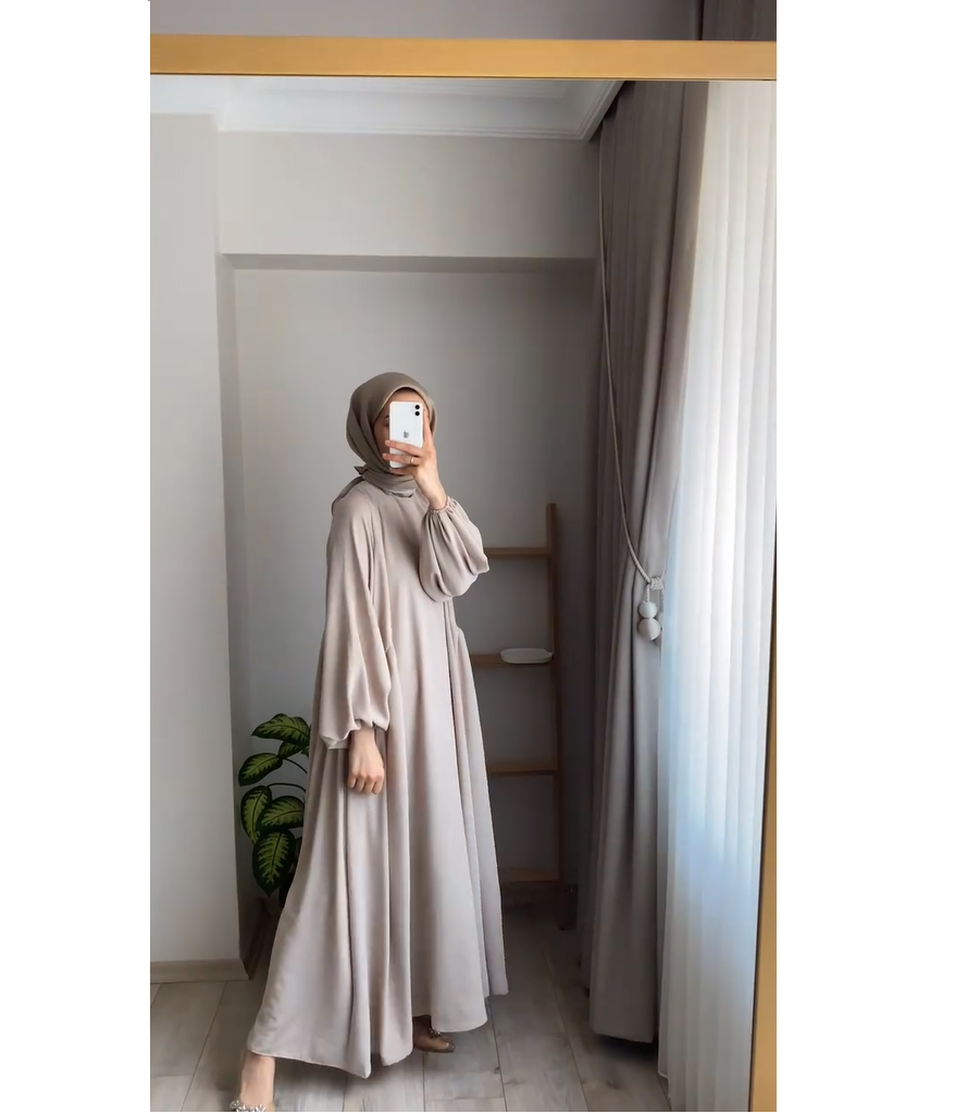 Raghad dress (beige)