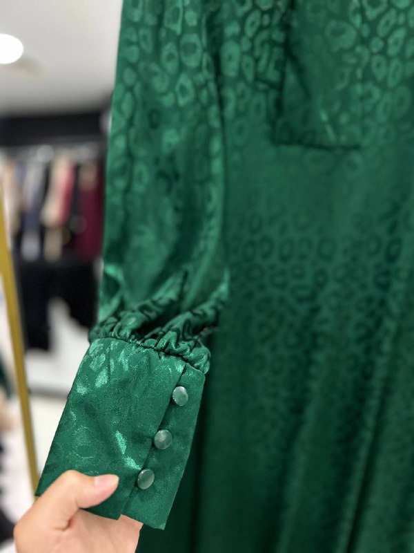 فستان رنا الصيفي العملي – اللون زمرد