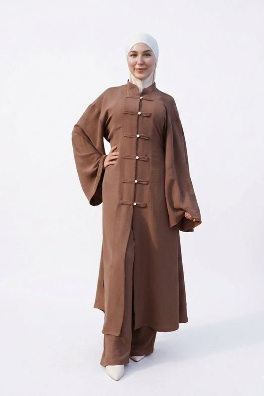 طقم فايزة (بني )