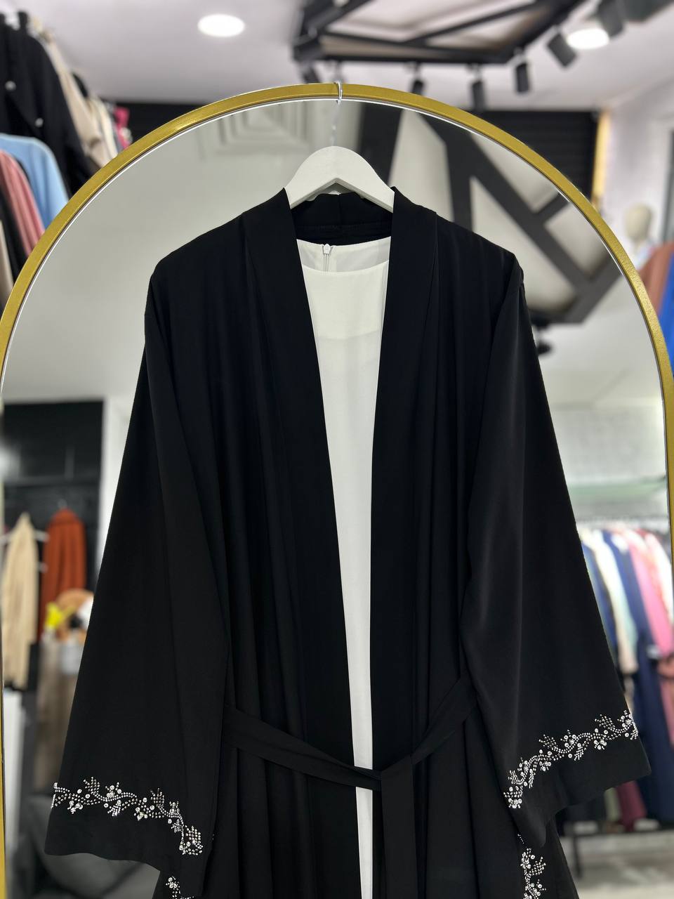 Lilas Yazlık Resmi Abaya Takımı (Siyah)