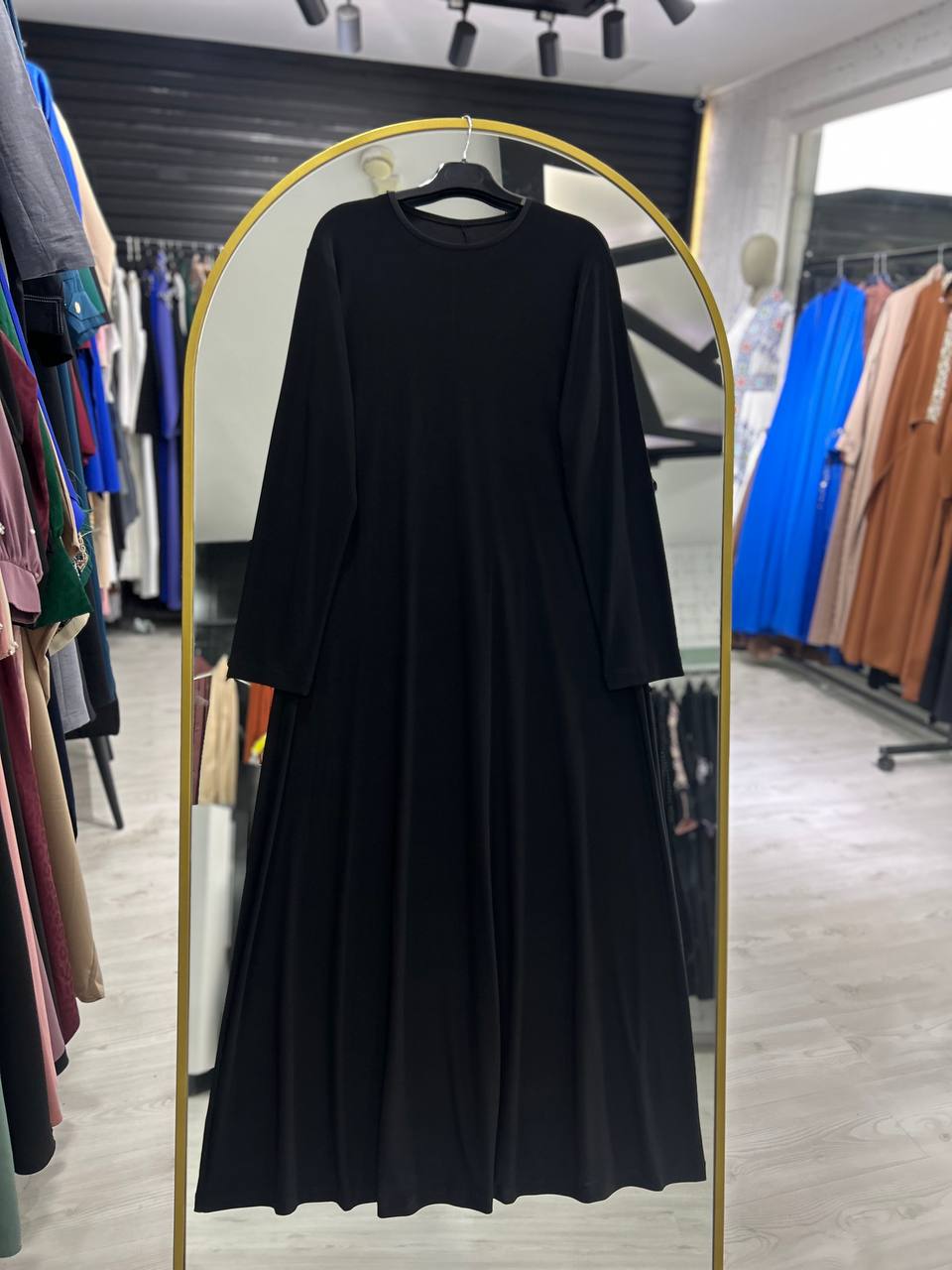 Nermin'den pratik yazlık abaya takımı, siyah