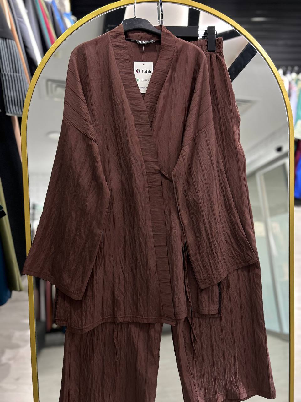 Lilian's practical summer set (brown)