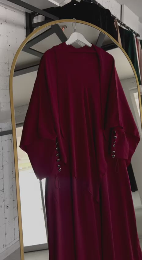 Aqla Tesettür Takım (Bordo) 