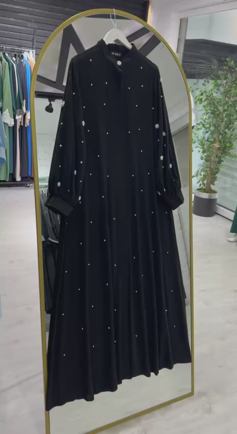 فستان لولو الصيفي العملي – لون اسود