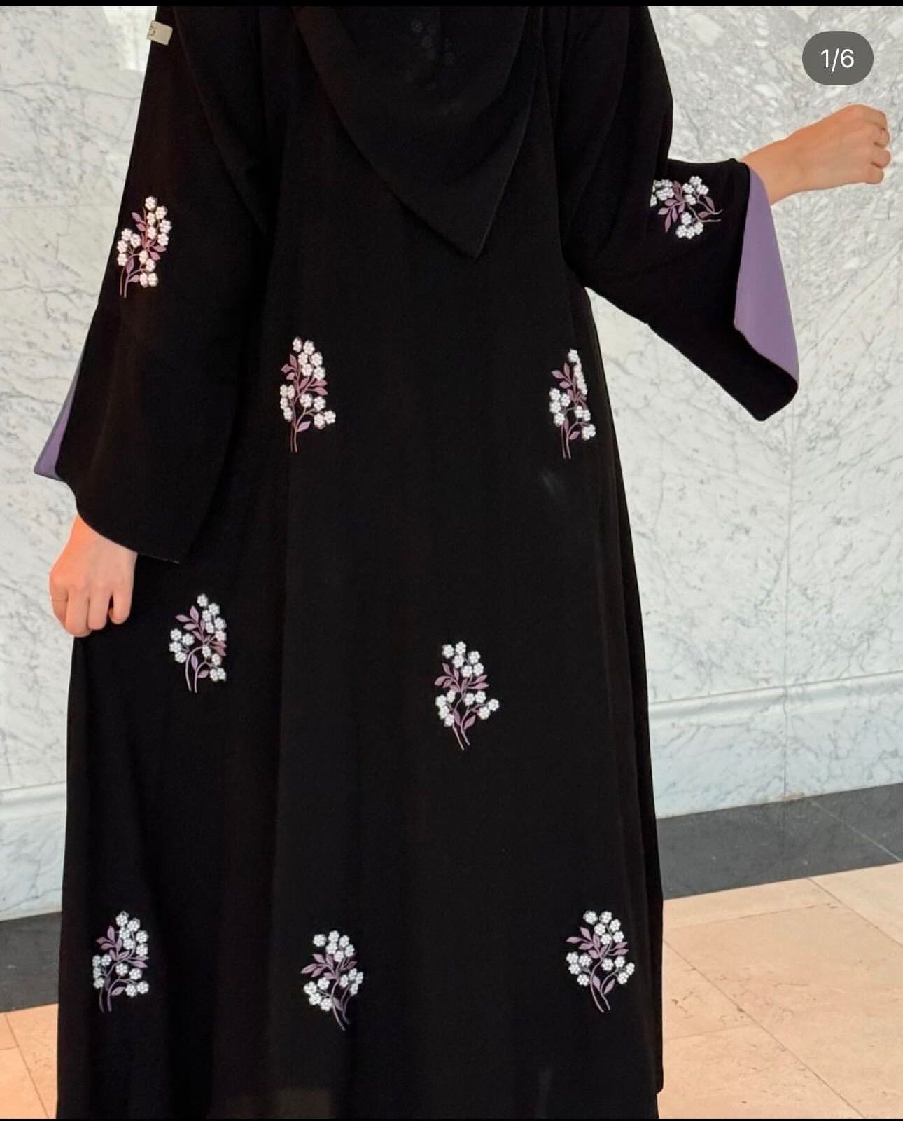 Şallı resmi yazlık gül abaya (ten rengi)